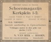 advertentie - Schoenmagazijn N. van Beek