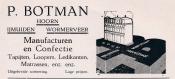 advertentie - Manufacturen en Confectie P. Botman