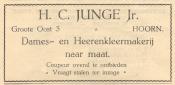 H. C. Junge Jr.  - Dames en Heerenkleermakerij
