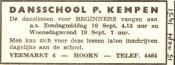 advertentie - Dansschool P. Kempen