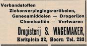 advertentie - Drogisterij S. Wagemaker