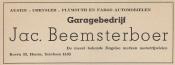 advertentie - Garagebedrijf Jac. Beemsterboer