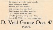 advertentie - D. Veld