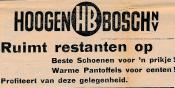 advertentie - Schoenhandel Hoogenbosch n.v.